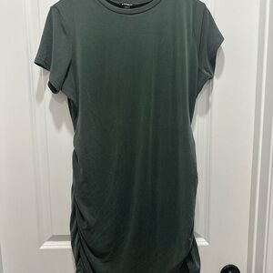 Express Sage Green T-Shirt Dress